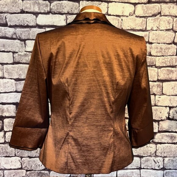 J.R. Nites Bronze & Black Jacket & Matching Tank Size 10 - Picture 6 of 11